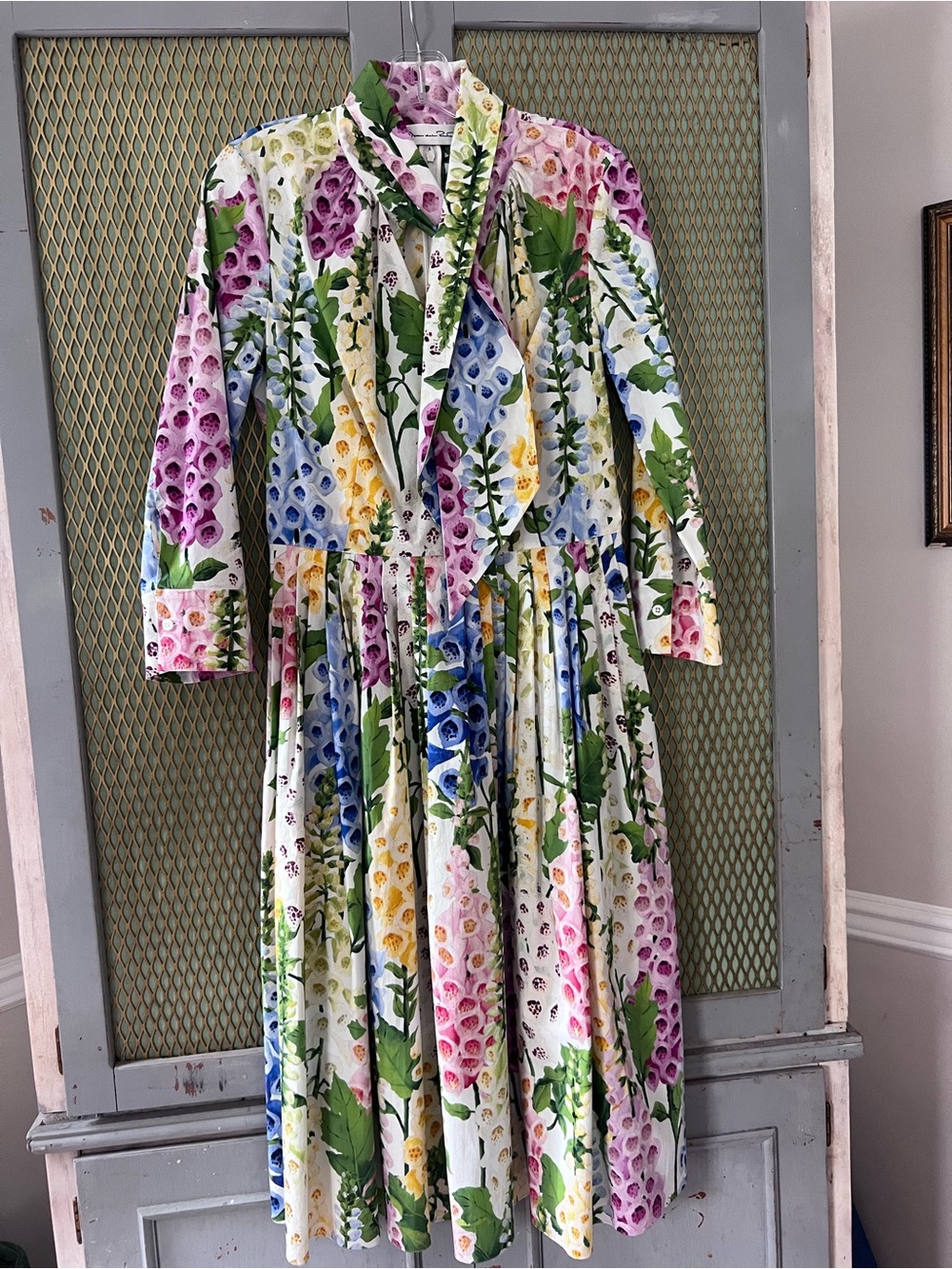 Oscar de la Renta poplin dress - Picture 5 of 9